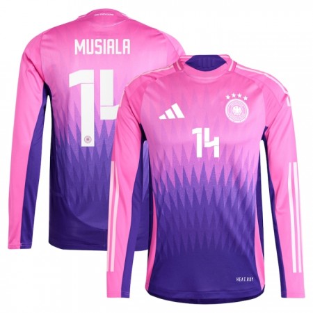 Goedkope Duitsland Musiala 14 Uitshirt EK 2024 Lange Mouw Goedkope Duitsland Musiala 14 Uitshirt EK 2024 Lange Mouw